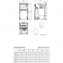Przemiennik częstotliwości 1-fazowy 0,4 kW 115VAC Delta Electronics VFD2A5MS11ENSAA